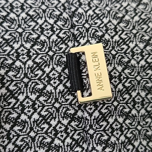 Anne Klein Black & White Patterned Pullon Pants size XXL - Picture 4 of 9